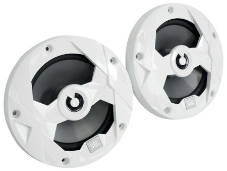 Pair JBL MS65W Marine Audio Boat 6.5  Speakers White 225 Watt Peak 75w RMS Discount