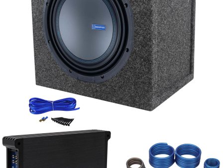 Memphis Audio M71012 10  750w RMS Subwoofer+Amplifier+Sealed Sub Box Enclosure Cheap