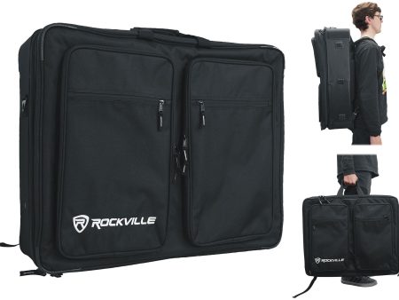 Rockville BP-MIX2621 Semi Rigid Padded Mixer Bag Fits Behringer Odyssey For Sale