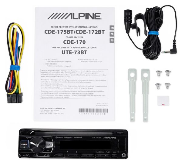 ALPINE Bluetooth CD Player USB AUX SiriusXM For 0004 Mitsubishi Montero Sport Sale