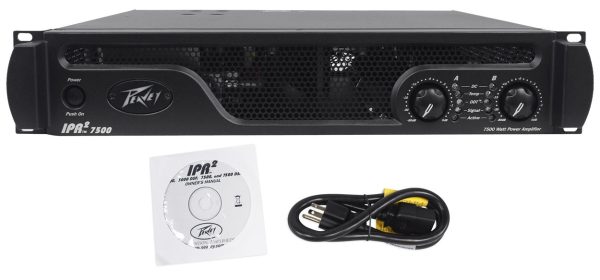 Peavey IPR2 7500 Power Amplifier 7,500 Watt Amp + Nady In-Ear Monitors Supply