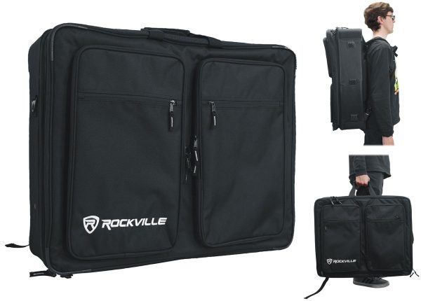 Rockville BP-MIX2621 Semi Rigid Padded Mixer Bag Fits Mackie ProFX22v3 Online Hot Sale