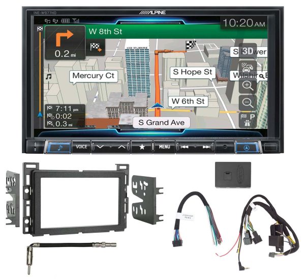 Alpine 7” Bluetooth w Navigation GPS Carplay For 2007-10 Chevrolet Cobalt For Sale