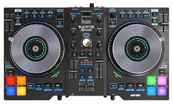 Hercules DJControl JogVision USB Serato DJ Controller+Audio Technica Headphones Sale