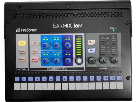 PRESONUS EarMix 16M 16x2 16-Channel AVB Personal In-Ear Monitor Headphone Mixer Online now