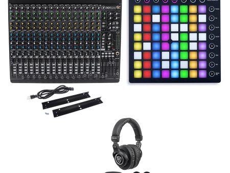 Mackie 1604VLZ4 Analog Low-Noise Mixer w  16 ONYX Preamps+Launchpad+Headphones For Cheap