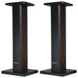 (2) Rockville 28  Wood Studio Monitor Speaker Stands For Presonus R65 Monitors For Discount