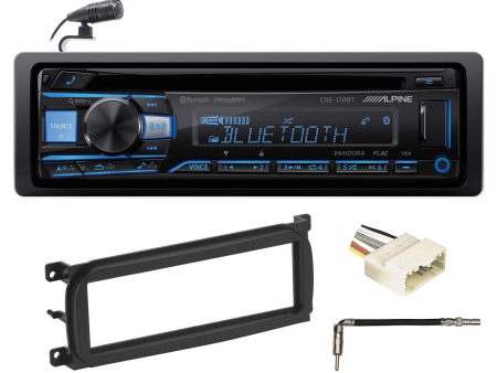 ALPINE Bluetooth CD Receiver USB AUX SiriusXM For 2003-06 JEEP WRANGLER TJ Supply