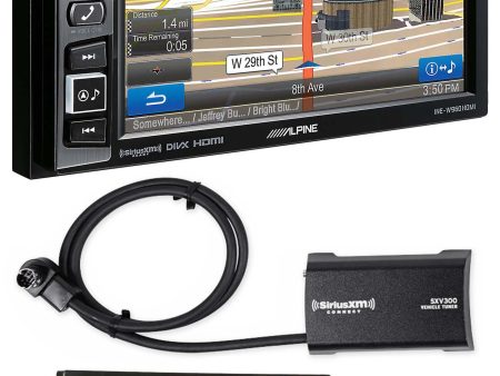 Alpine Bluetooth Receiver w Navigation GPS DVD XM For 04-05 Saturn All-Models Hot on Sale