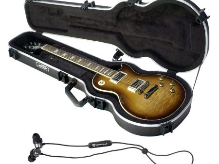 SKB 1SKB-56 Les Paul® Hardshell Guitar Case 1SKB56 + Free Bluetooth EarBuds For Sale