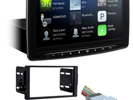 Alpine 9” Media Bluetooth Receiver w  CarPlay For 2004-05 Saturn All-Models Discount