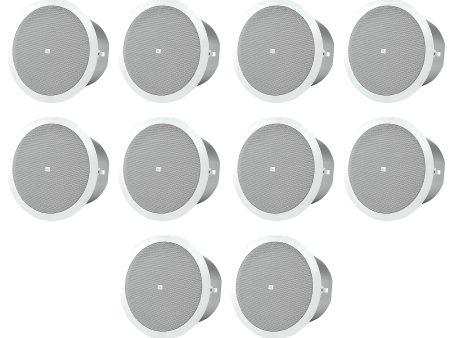 (10) JBL Control 24C 4  Inch 80 Watt 16 Ohm Home Theater White Ceiling Speakers Online