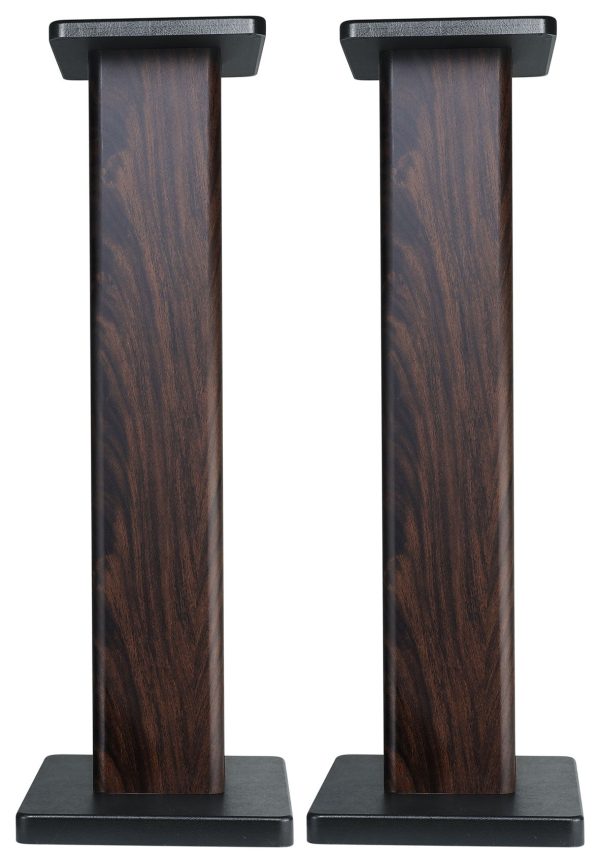 (2) Rockville 28  Wood Studio Monitor Speaker Stands For Presonus R65 Monitors For Discount