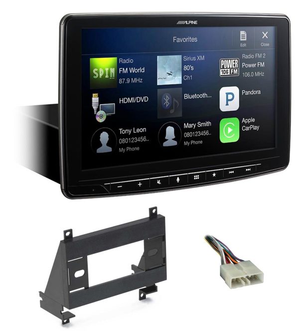 Alpine 9” Digital Media Bluetooth Receiver w  CarPlay For 1993-1997 GEO Prizm Online Hot Sale