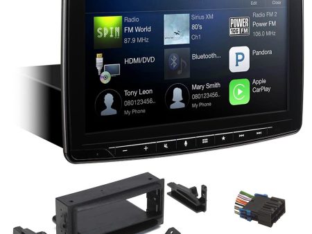 Alpine 9” Digital Media Bluetooth Receiver w  CarPlay For 1998-01 GMC Envoy Online now