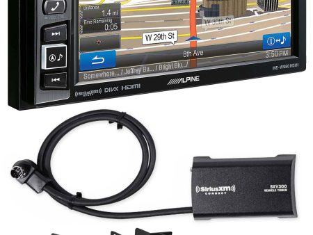 Alpine Bluetooth Receiver w Navigation GPS DVD XM For 2007-2009 Jeep Wrangler Sale