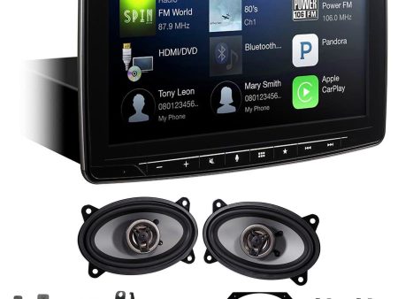 Alpine 9” Media Bluetooth Receiver w  CarPlay For 1997-02 JEEP WRANGLER TJ For Sale