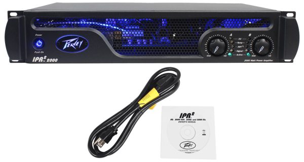 Peavey IPR2 2000 Lightweight Class D Professional Power Amplifier 1,800 Watt Amp Online Sale