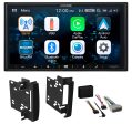 Alpine 7” Receiver Bluetooth w Carplay Android For 2007-2009 Jeep Wrangler Cheap