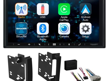 Alpine 7” Receiver Bluetooth w Carplay Android For 2007-2009 Jeep Wrangler Cheap