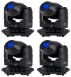 (4) American DJ HYDRO BEAM X1 Outdoor LED Wireless DMX Moving Head Beam Lights Fashion