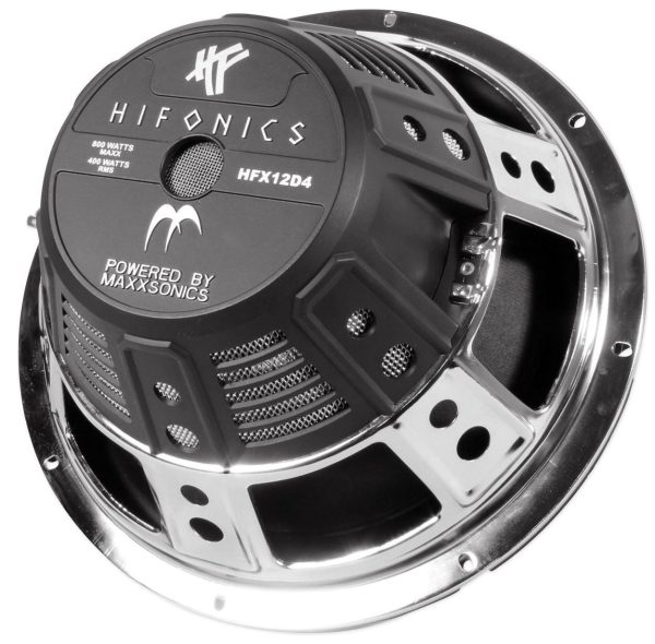 Hifonics HFX12D4 12  800w Car Subwoofer+Sealed Sub Box+Mono Amplifier+Amp Kit Hot on Sale