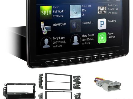 Alpine 9” Media Bluetooth Receiver w  CarPlay For 1998-2004 Chevrolet Tracker Sale