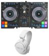 Hercules DJControl JogVision USB Serato DJ Controller+Audio Technica Headphones Sale