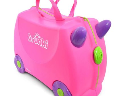 Trunki Trixie Pink Ride on Suitcase Sale